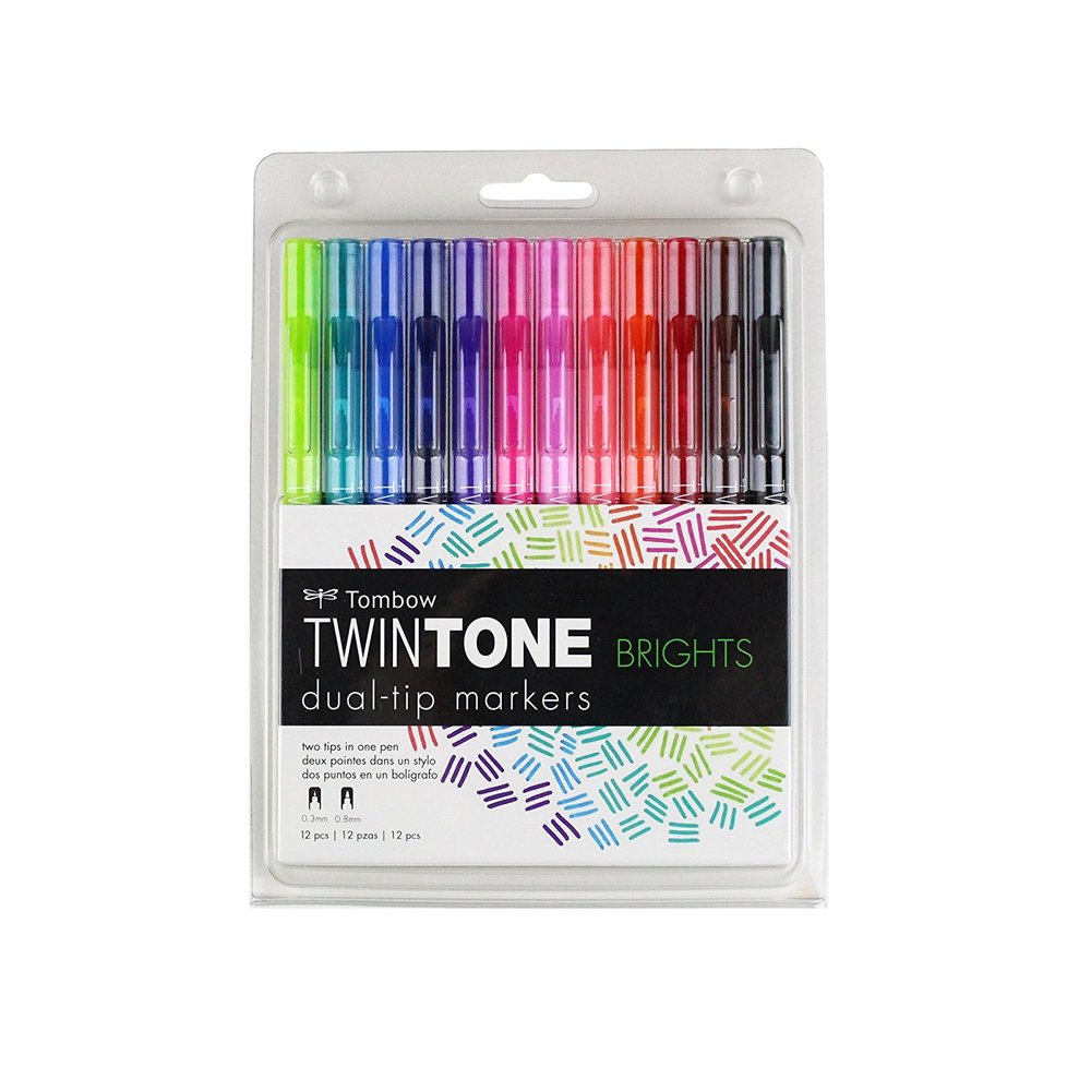 Tombow TwinTone Dual-Tip Markers