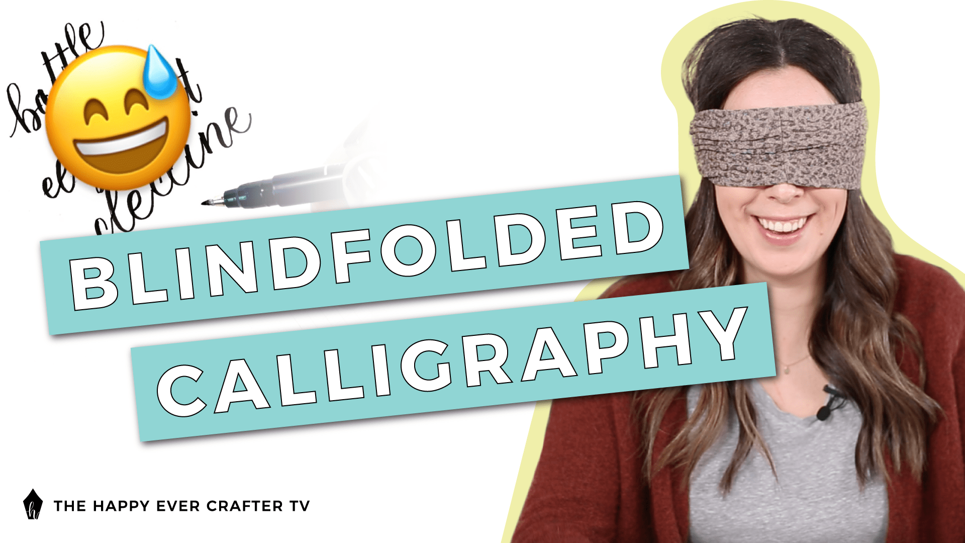 Blindfolded Calligraphy