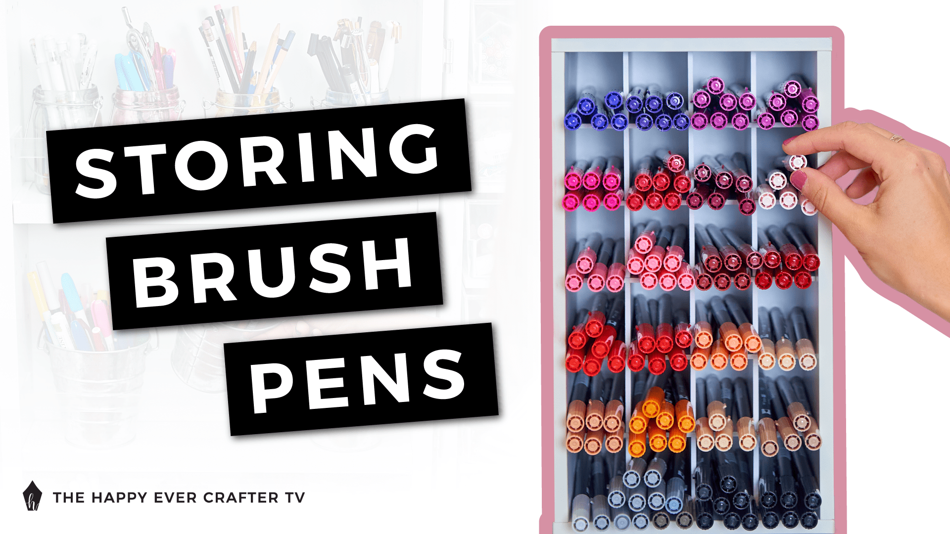 How I Store My Brush Pens Photo