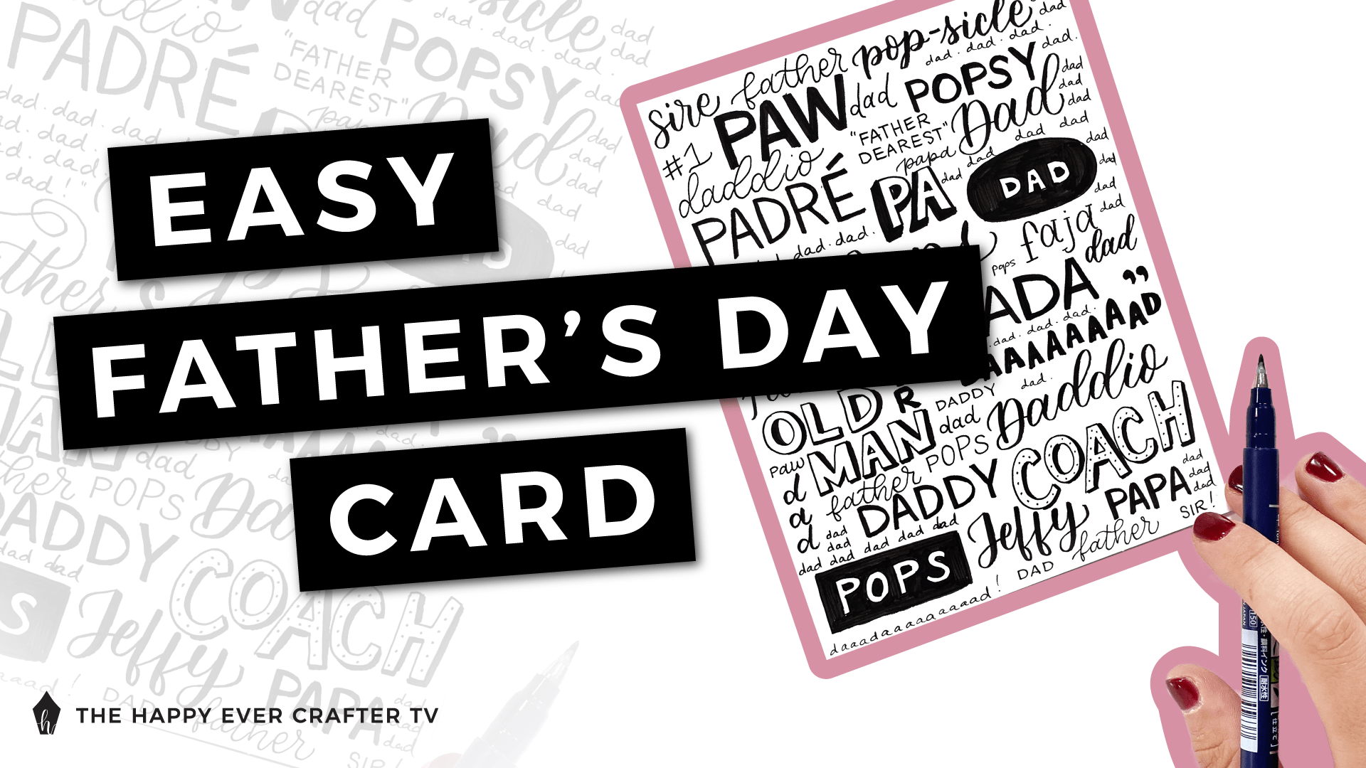 Easy Father's Day Card Photo