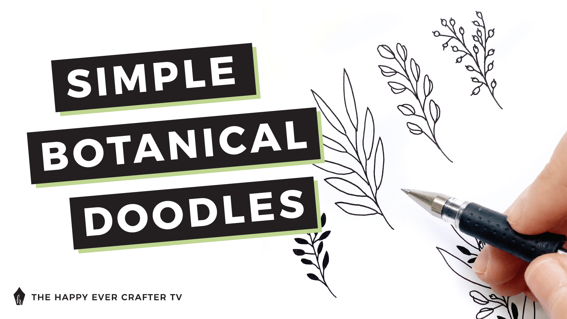 5 Easy Floral Doodles