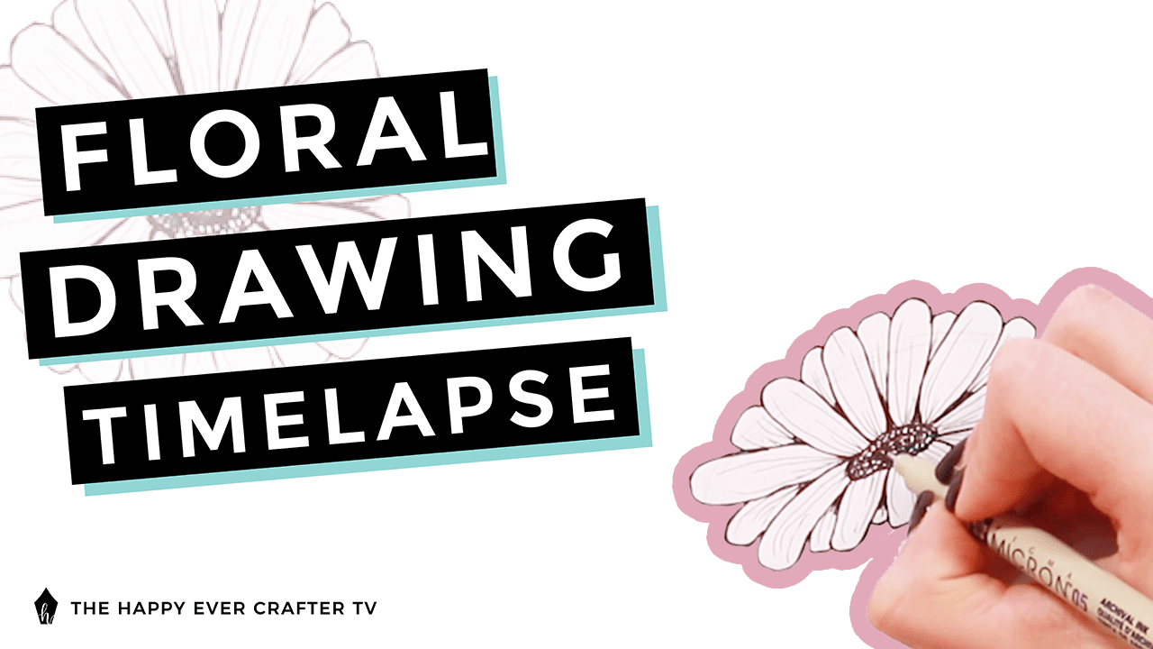 Floral Drawing Timelapse Compilation Part 1 Photo